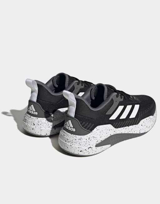 Adidas trainer nere e bianche best sale