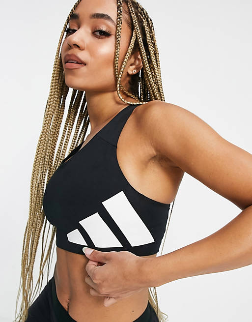 Sportswear adidas Training Traing high support bra with BOS logo in black 