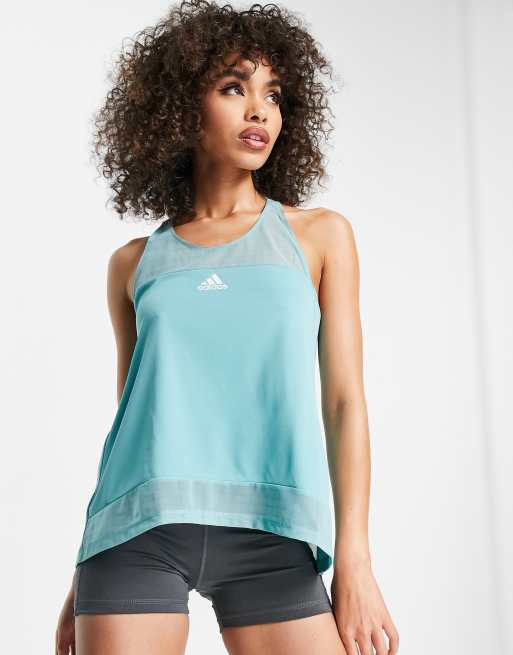 adidas Training TRNG H.RDY tank in mint