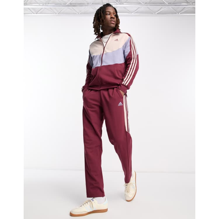 Tuta adidas velluto bordeaux outlet