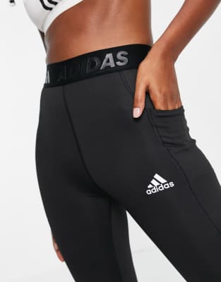 Black adidas Leggings 3 Stripes