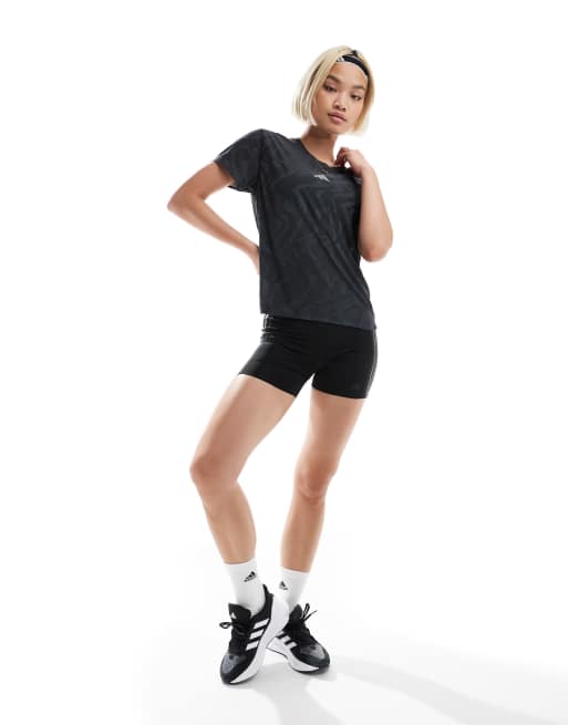 adidas Training - Ultimate - T-shirt nera con stampa, 4 di 4