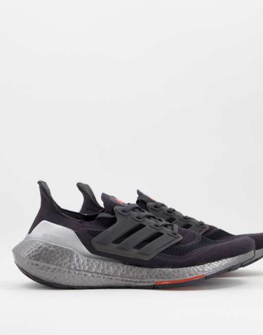 adidas Training Ultraboost 21 sneakers in red and gray