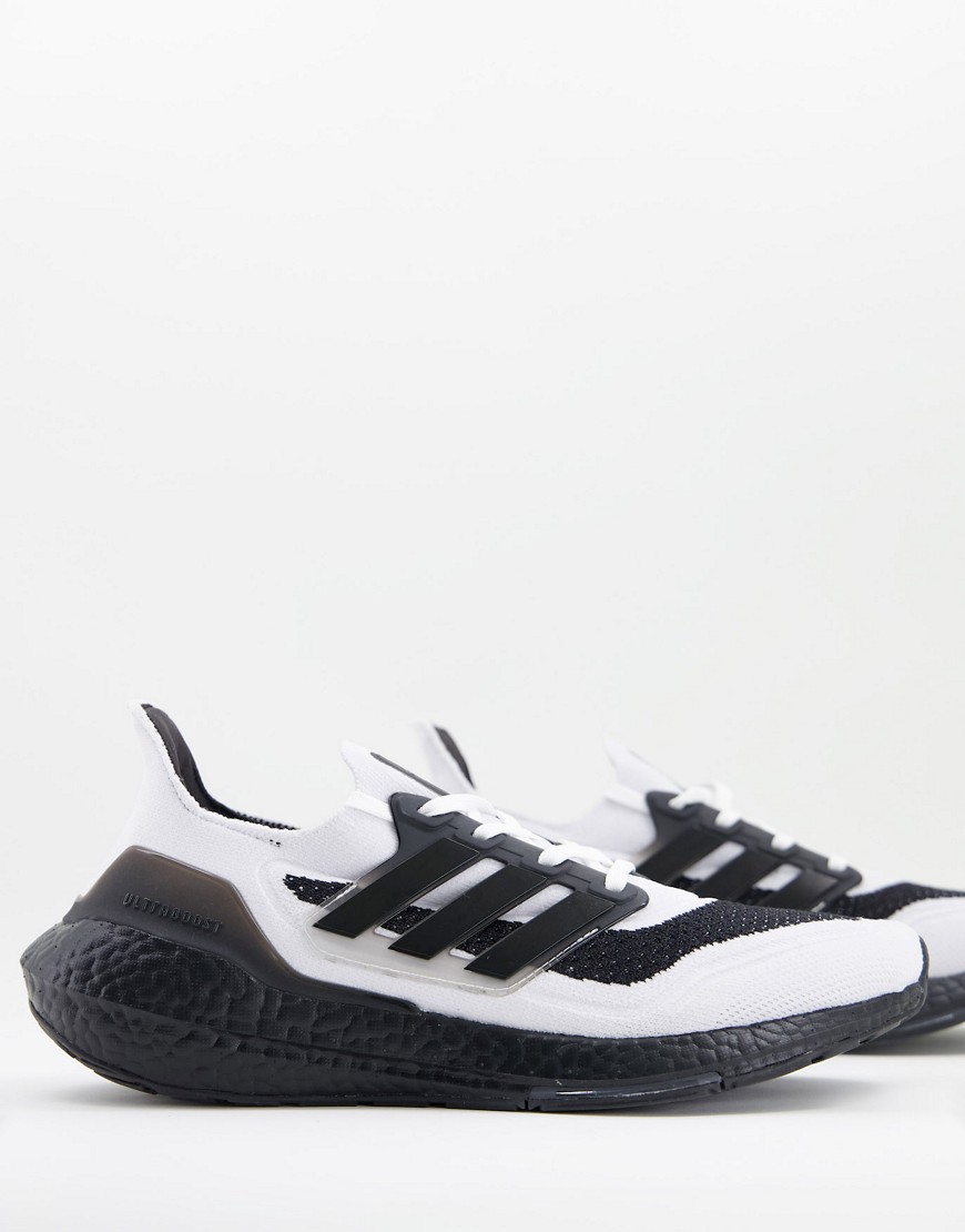 Adidas Training Ultraboost 21 trainers in black and white