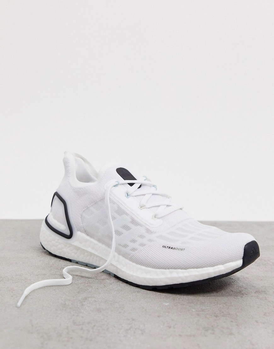 Adidas – Training – Ultraboost S.RDY – Träningsskor med skimrande ränder-Vit