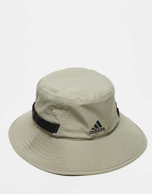 adidas Training Victory 4 bucket hat in beige