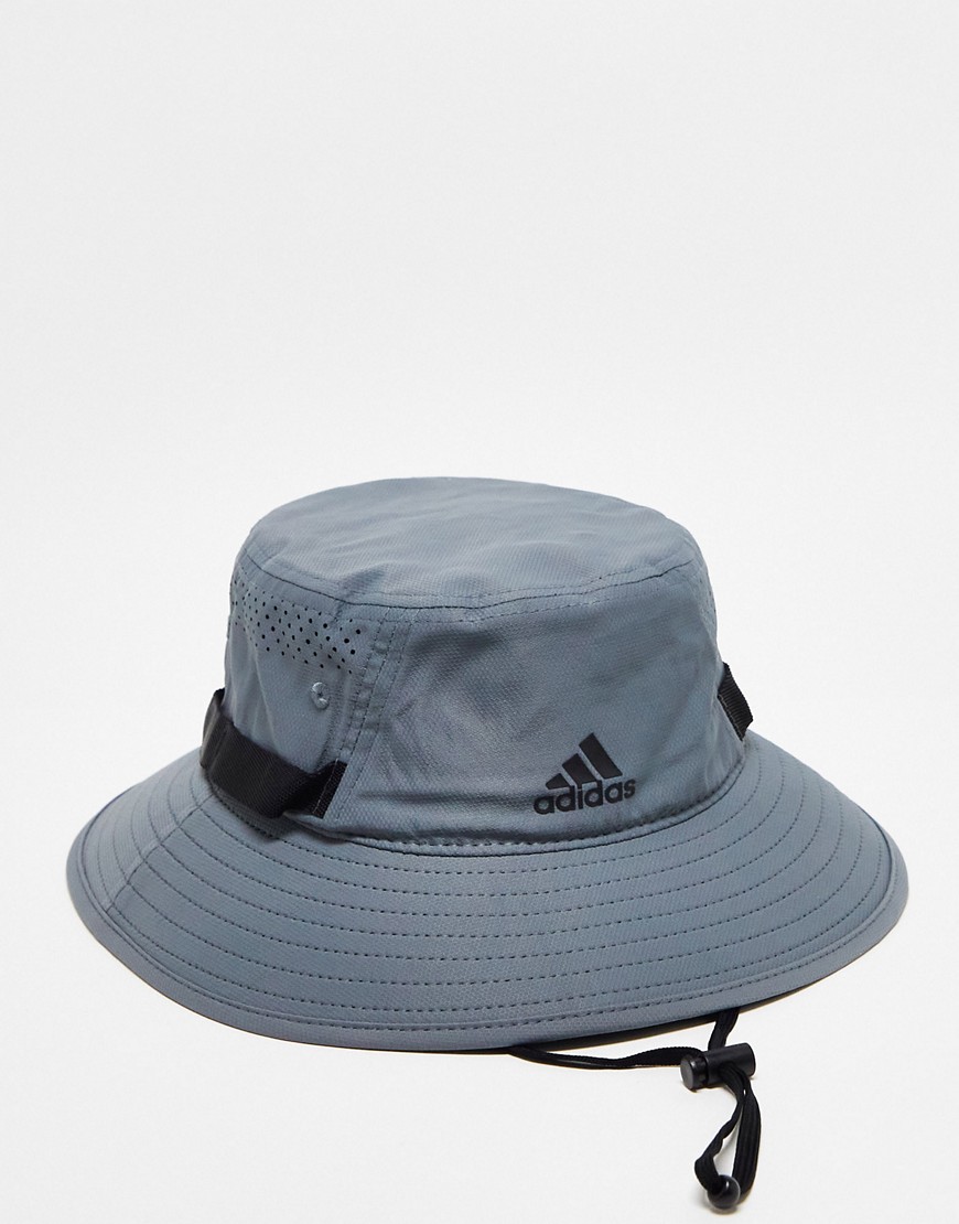 adidas Training Victory 4 bucket hat in gray