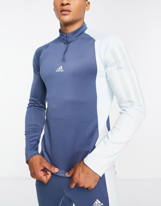 Adidas training sale navy blue sweatshirt