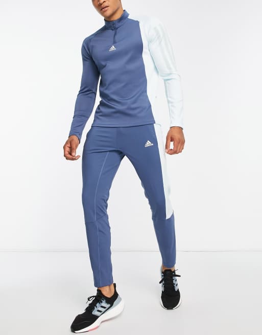Adidas training top navy blue sweatshirt