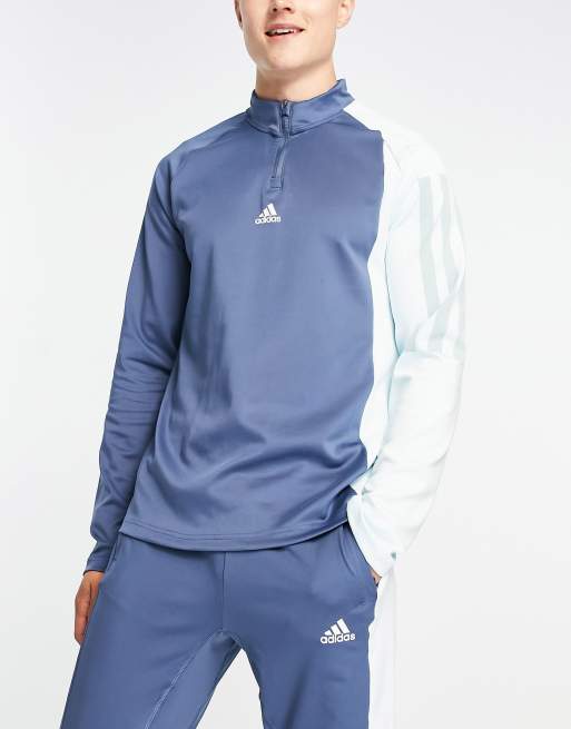 Adidas training navy blue sweatshirt cheap