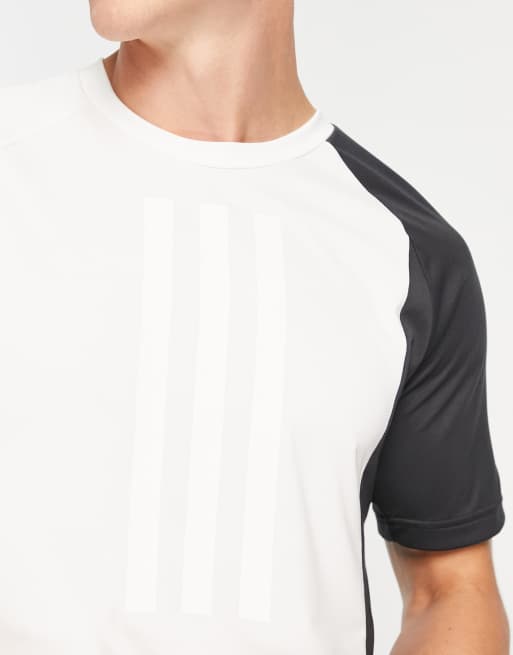 T shirt adidas blanc et noir store
