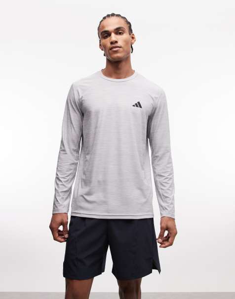 adidas Training – Vit, långärmad underställstopp - view 1