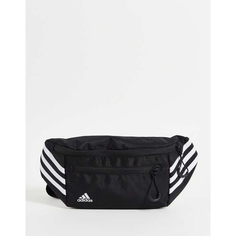 Adidas three best sale stripe waist pack