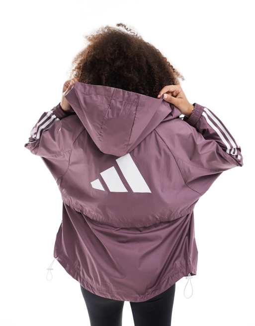 adidas Training wind rdy hyperglam windbreaker jacket in
