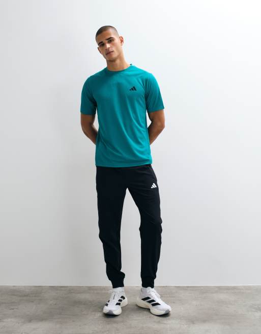 adidas Training Work Out Essentials T-Shirt in Grün, 2 von 5