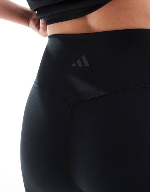 adidas - Training Yoga All Me - Leggings neri modellanti, 2 di 5