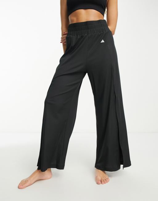 adidas Yoga Wide-Leg Pants - Black