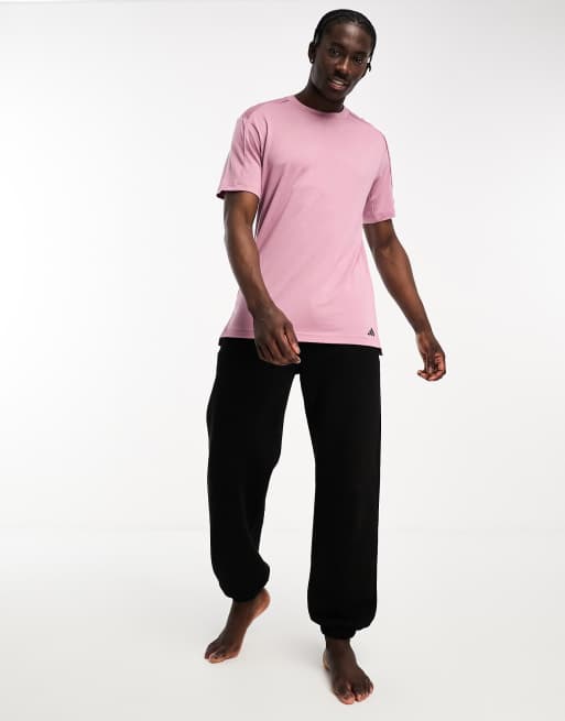 adidas Training Yoga T shirt in lila