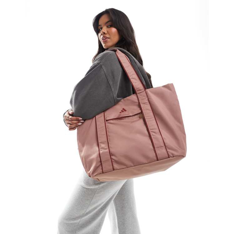 adidas Training yoga tote bag in red | ASOS