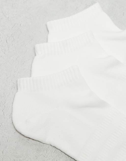 adidas Training – Zestaw 3 par białych skarpetek sportowych, 2 z 3