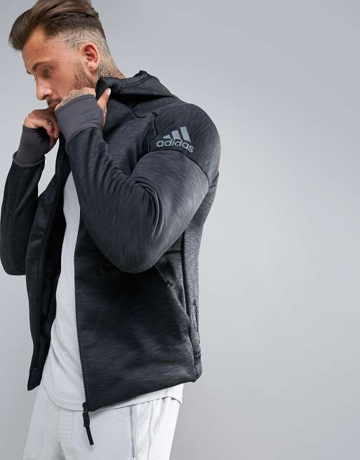 Adidas climaheat long store sleeve hooded shirt