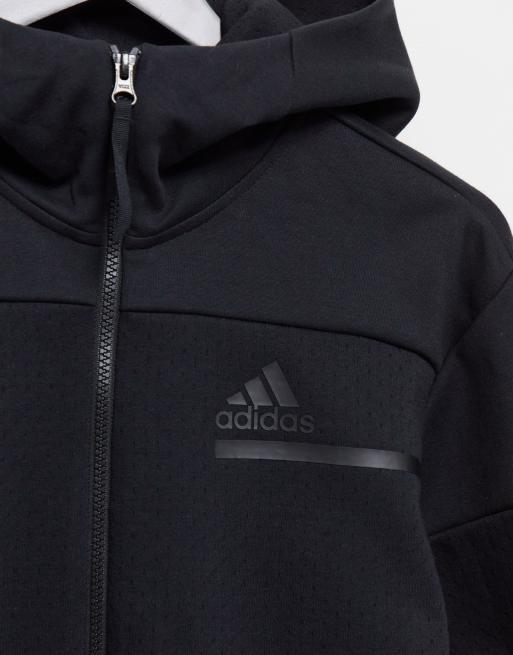 adidas Training ZNE hooded jacket in black