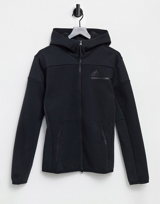 adidas Sportswear ZNE hooded jacket in black