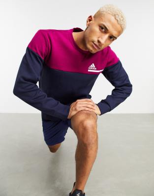 adidas Training ZNE sweatshirt in navy-Black