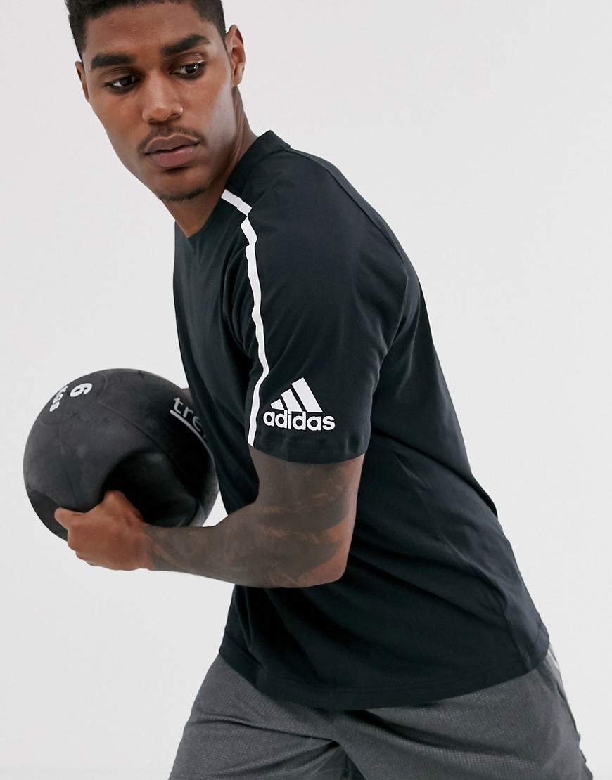 adidas - Training - Z.N.E - T-shirt in zwart
