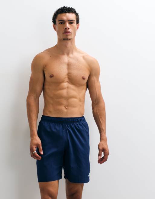adidas Trainings-Badeshorts mit 3 Streifen in Blau, 5 von 5