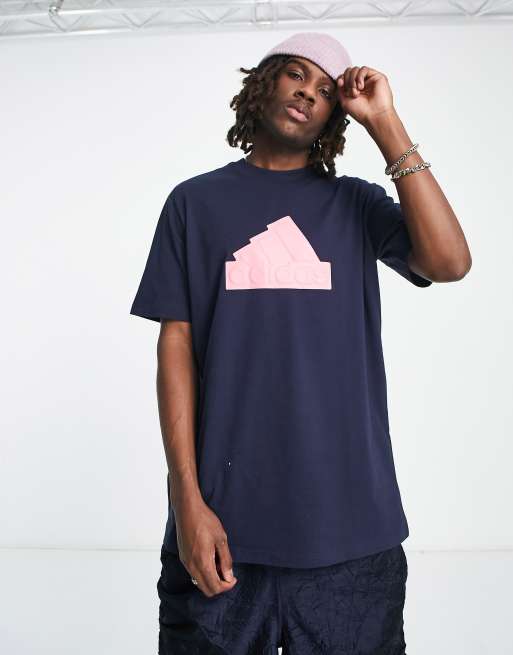 adidas – Träning – Future Icons – Svart t-shirt med stor logga