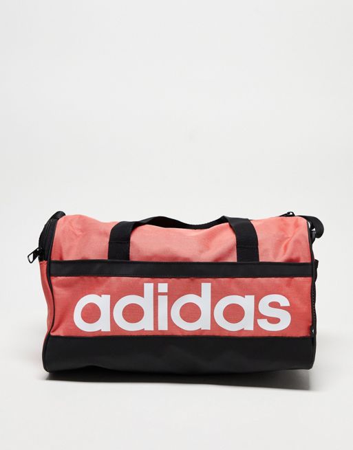 adidas – Träning – Korallrosa, extra liten duffelbag