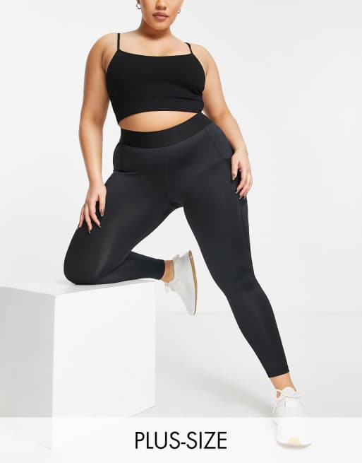 adidas – Träning Plusstorlek – Period Play – Svarta leggings