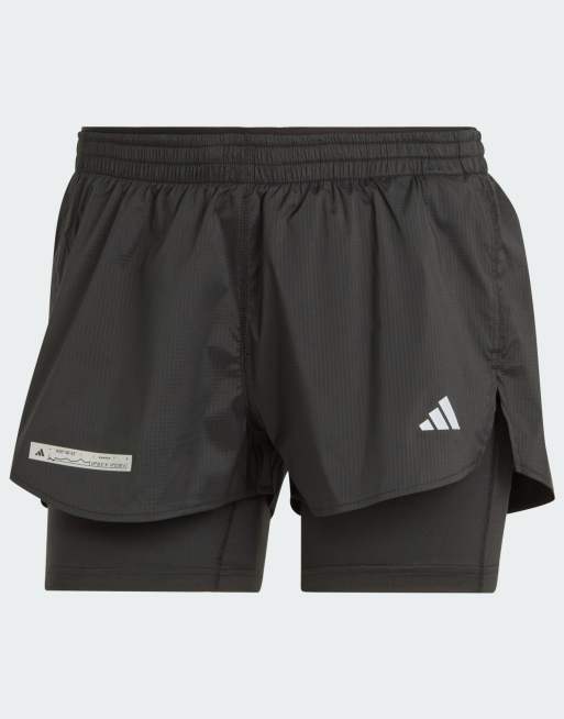 Shorts 2 em 1 Ultimate adidas - Preto adidas