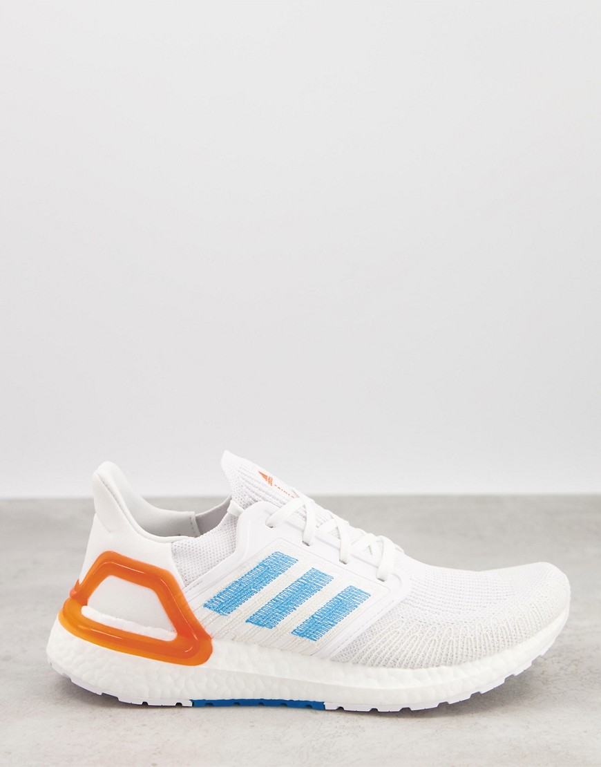 Adidas Ultraboost 20 Prime trainers in white