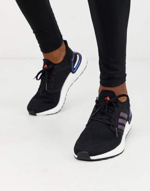 Adidas Ultraboost 20 Sneakers In Black Asos