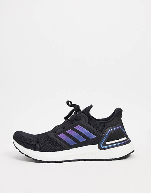 rescate Cha Fanático adidas Ultraboost 20 trainers in grey with blue detail | ASOS
