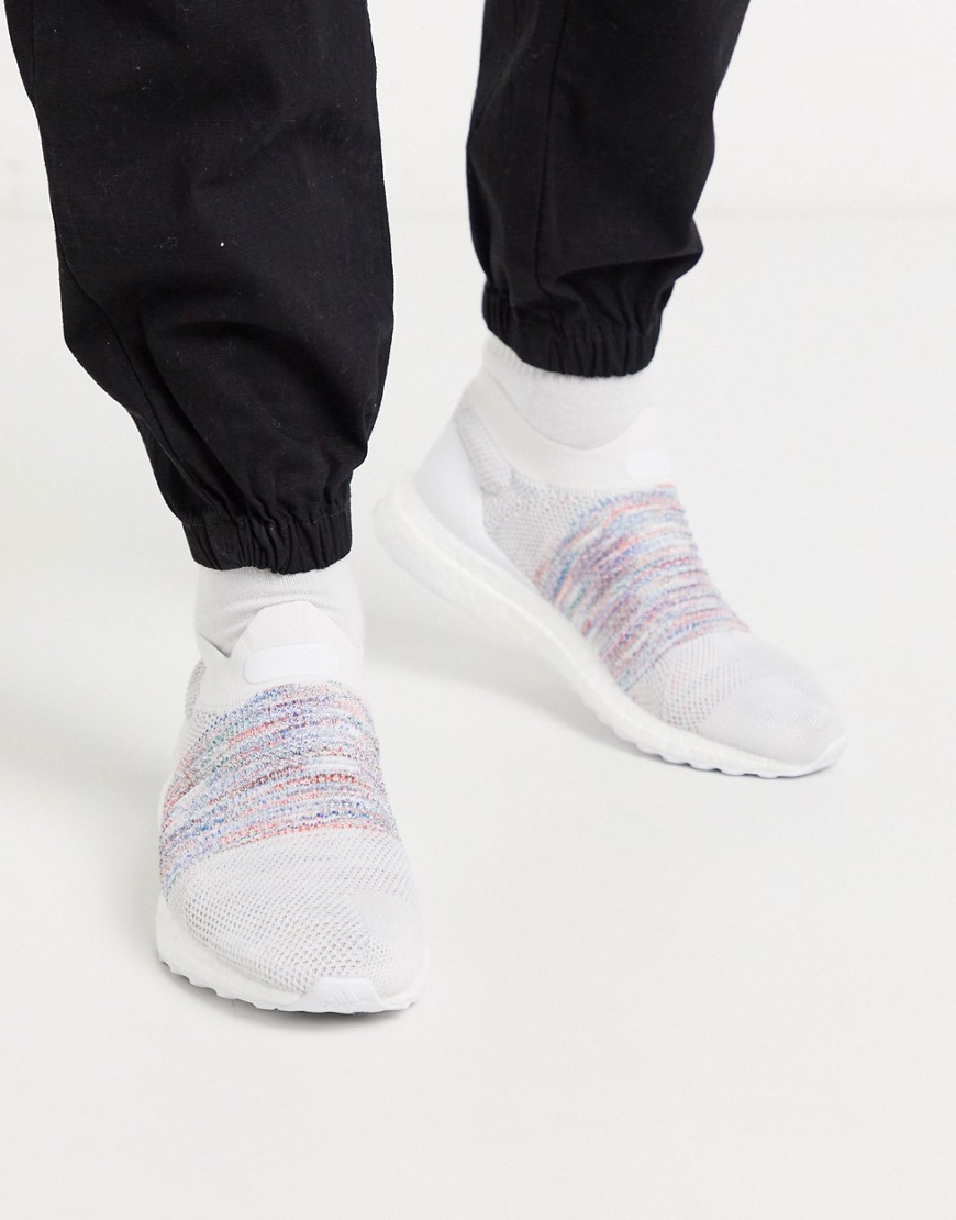 Adidas ultraboost laceless shoes-White