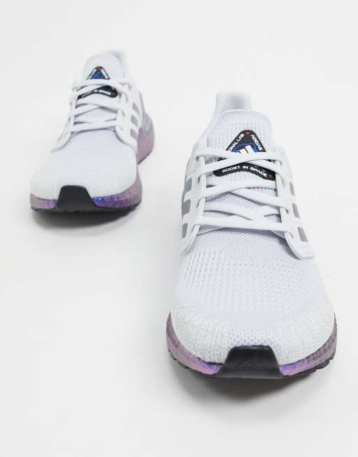 adidas gazelle silver green womens Adidas Women's Ultraboost 5x Cloud White / Dash Grey / Lime Burst Running  Shoes main image 0