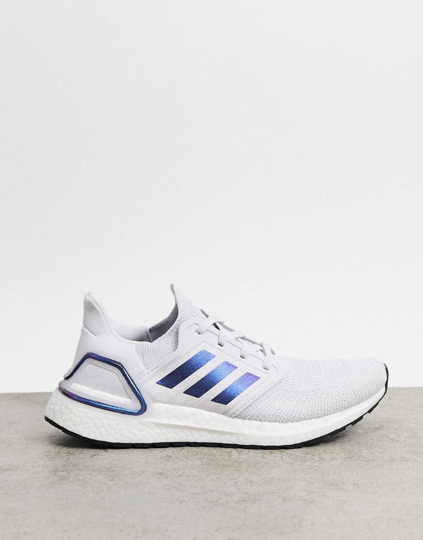 Adidas Ultraboost traines in dash grey & boost blue violet