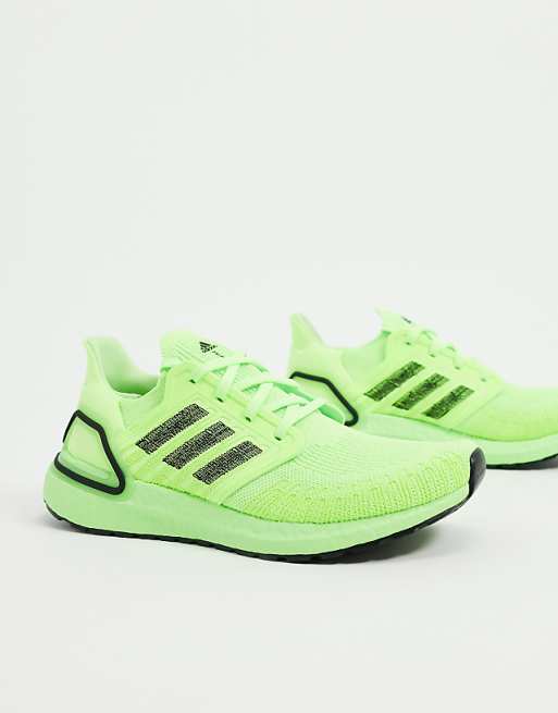 adidas - Ultraboost 20 - Baskets - Vert et noir adidas - Ultraboost 20 - Baskets - Vert et noir