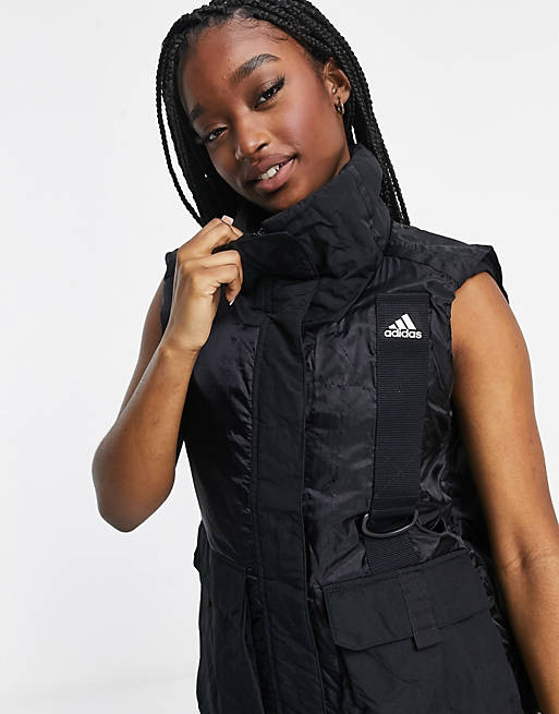 adidas utility vest in black | ASOS