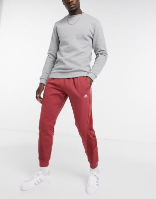 burgundy adidas sweatpants