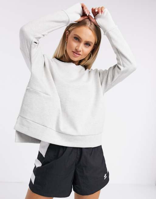 adidas Versatility sweatshirt in grey ASOS