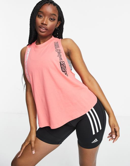 adidas pink vest