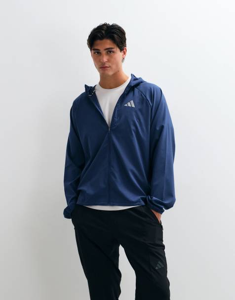 adidas veste Running essentials bleu marine - view 1