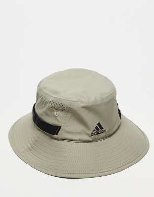 Adidas Originals Victory 4 Bucket Hat In Neutral