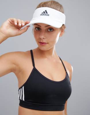 white adidas visor