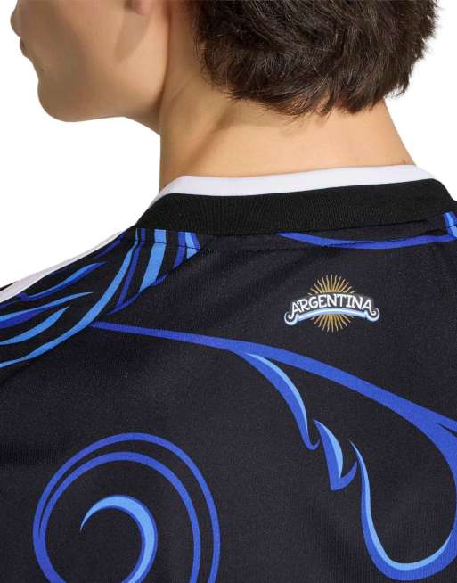 adidas - Voetbal - Argentina World Cup 26 - Uitshirt met print in marineblauw, 2 van 4
