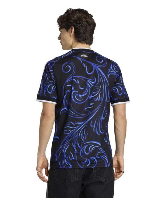 adidas - Voetbal - Argentina World Cup 26 - Uitshirt met print in marineblauw, 3 van 4